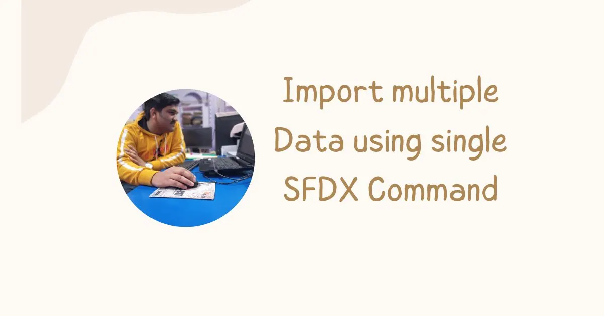 Import multiple Data using a single SFDX Command