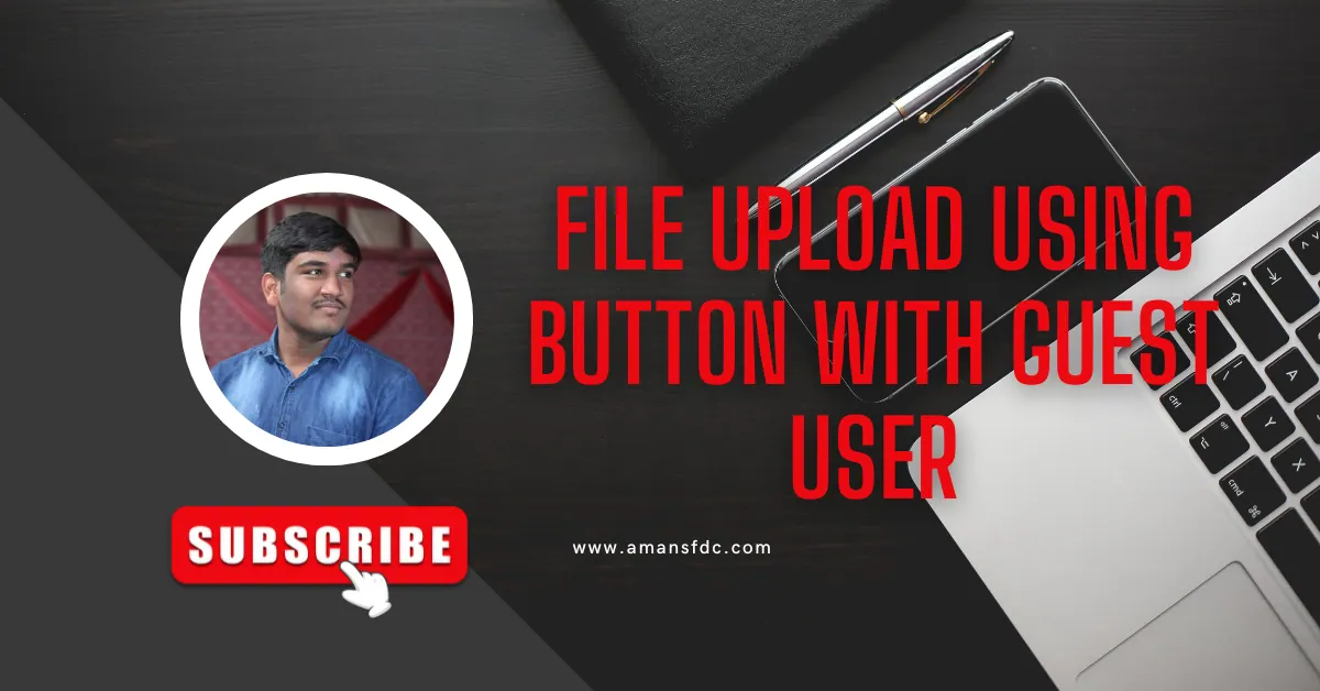 File upload using Button With Guest User