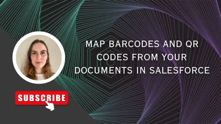 Map Barcodes and QR Codes from Your Documents in Salesforce