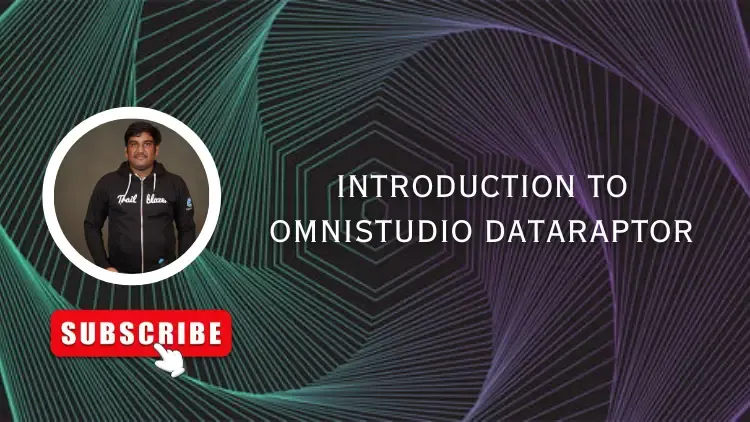 Introduction to Omnistudio DataRaptor